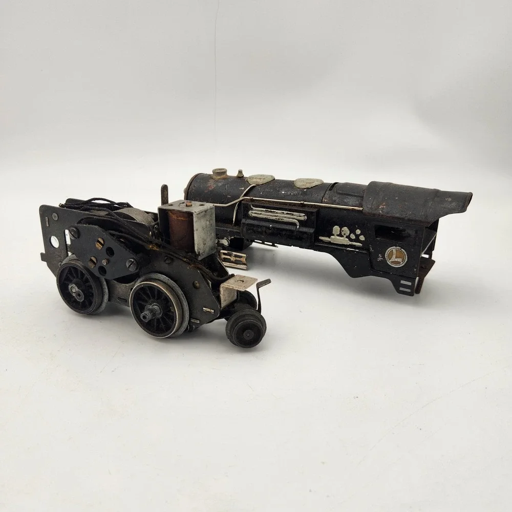 Vintage Lionel O Gauge Steam Locomotive Die-Cast Metal Engine Black USA Pre-War